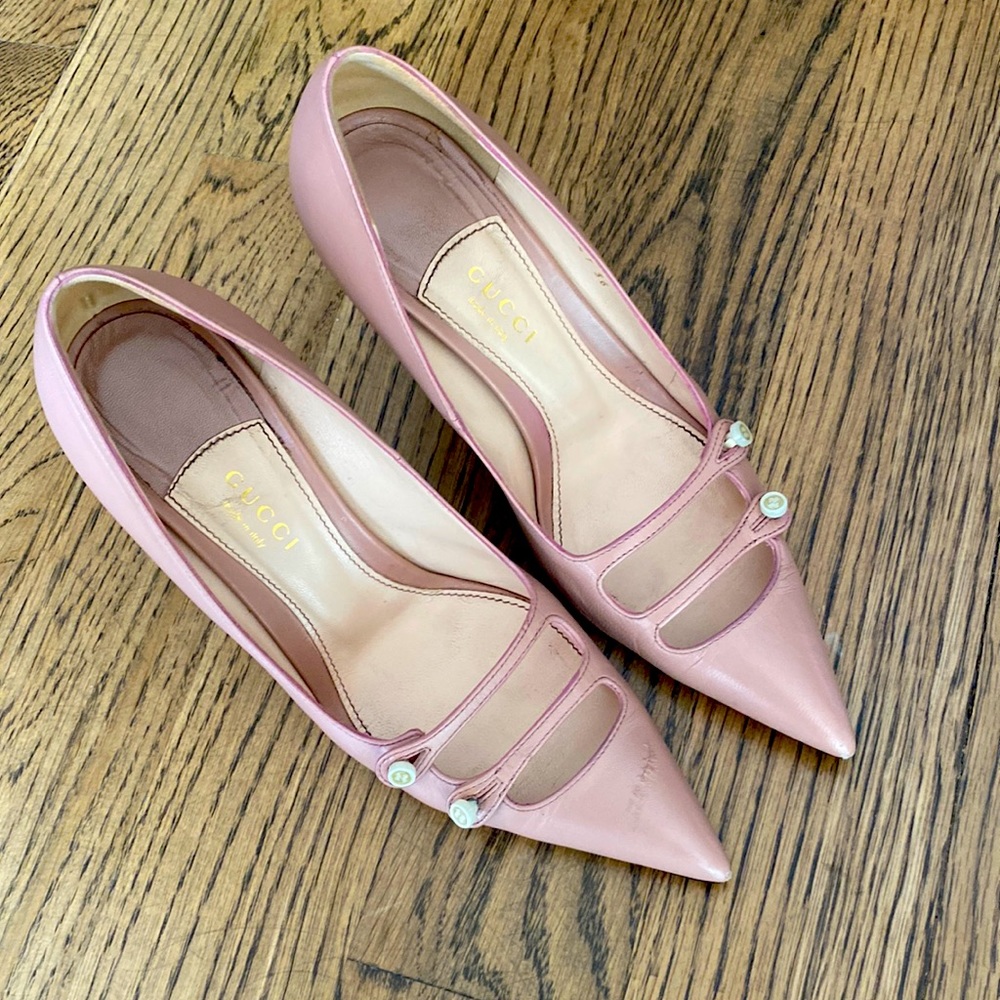 Gucci Pink High heels size 6 made in Italy